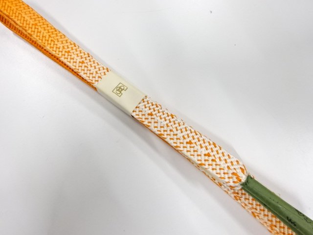 未使用品　正絹　手組帯締め